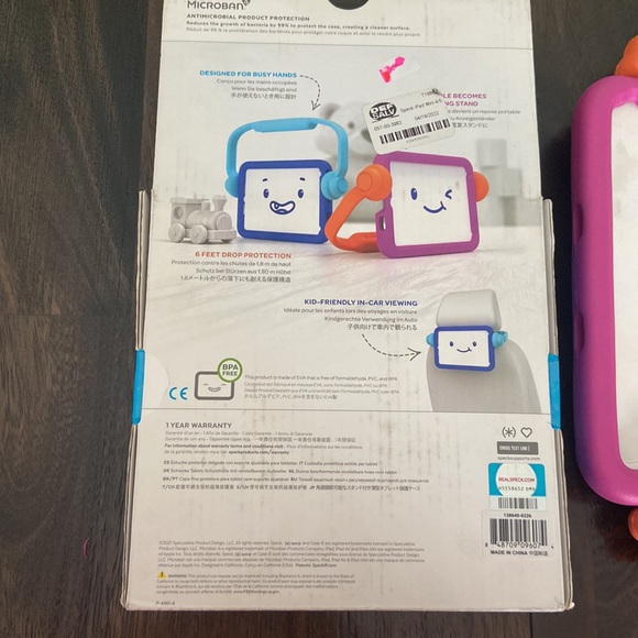 Speck Case-E Run Kids Tablet Case iPad Mini 4/5 Phone Pink Orange 6 Ft Drop New - Picture 4 of 11